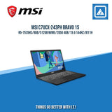 MSI C7UCX-243PH BRAVO 15 R5-7535HS/8GB/512GB NVME/2050 4GB | BEST FOR GAMING ANG AUTOCAD LAPTOP