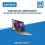 LENOVO YOGA SLIM7-14IMH9 83CV0007PH ULTRA 7-155H/16GB/1TB NVME | BEST FOR FREELANCERS LAPTOP
