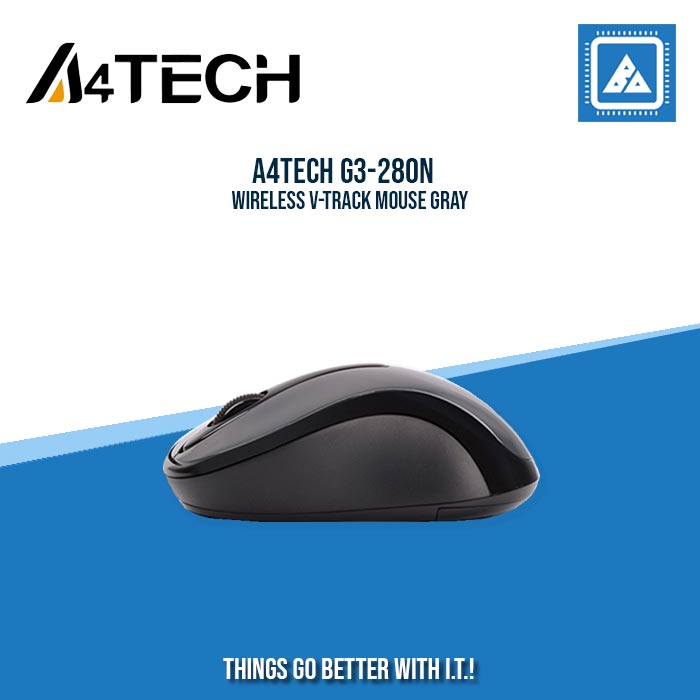 A4TECH G3-280N WIRELESS V-TRACK MOUSE GRAY – BlueArm Computer Store