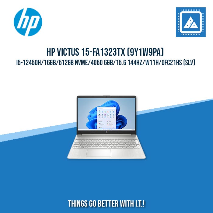 HP VICTUS 15-FA1323TX (9Y1W9PA) I5-12450H/16GB/512GB NVME/4050 6GB | BEST FOR GAMING AND AUTOCAD LAPTOP