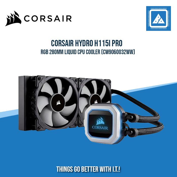 CORSAIR HYDRO H115I PRO RGB 280MM LIQUID CPU COOLER (CW9060032WW)