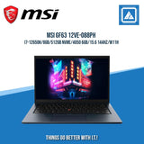 MSI GF63 12VE-088PH I7-12650H/8GB/512GB NVME/4050 6GB | BEST FOR GAMING AND AUTOCAD LAPTOP