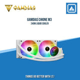 GAMDIAS CHIONE M3-240W LIQUID COOLER