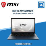 MSI B12M-207PH MODERN 15 I5-1235U/8GB/512GB NVME | BEST FOR STUDENTS AND FREELANCERS LAPTOP