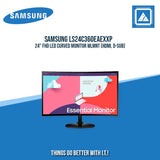 SAMSUNG LS24C360EAEXXP 24" FHD LED CURVED MONITOR WLMNT (HDMI, D-SUB)
