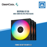 DEEPCOOL FC120 ARGB 120MM FAN (3PCS/PACK)