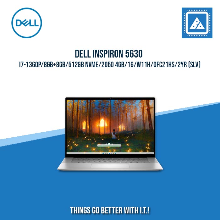DELL INSPIRON 5630 I7-1360P/8GB+8GB/512GB NVME/2050 4GB | BEST FOR GAMING AND AUTOCAD LAPTOP