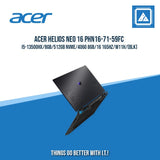 ACER HELIOS NEO 16 PHN16-71-59FC I5-13500HX/8GB/512GB NVME/4060 8GB | BEST FOR GAMING AND AUTOCAD LAPTOP