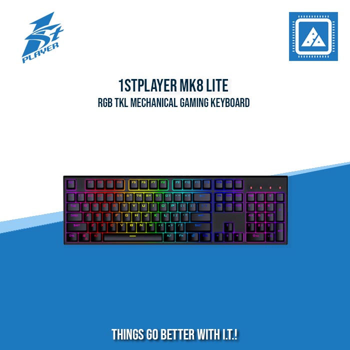 1STPLAYER MK8 LITE RGB TKL MECHANICAL GAMING KEYBOARD