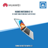 HUAWEI MATEBOOK D 14 I5-1240P/16GB/512GB SSD | BEST FOR STUDENTS AND FREELANCERS LAPTOP