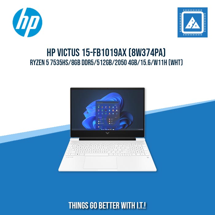 HP VICTUS 15-FB1019AX (8W374PA) RYZEN 5 7535HS/8GB DDR5/512GB/2050 4GB | BEST FOR GAMING AND AUTOCAD LAPTOP