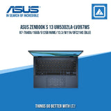 ASUS ZENBOOK S 13 UM5302LA-LV097WS R7-7840U/16GB/512GB NVME | BEST FOR FREELANCERS LAPTOP
