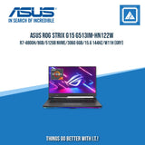 ASUS G513IM-HN122W R7-4800H/8GB/512GB NVME/3060 6GB | BEST FOR GAMING AND AUTOCAD LAPTOP