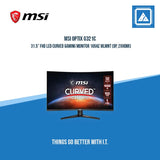 MSI OPTIX G321C 31.5" FHD LED CURVED GAMING MONITOR 165HZ WLMNT (DP, 2XHDMI)