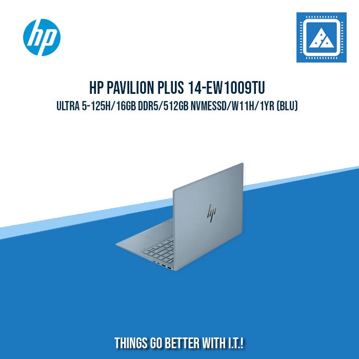 HP PAVILION PLUS 14-EW1009TU ULTRA 5-125H/16GB DDR5/512GB NVMeSSD | BEST FOR FREELANCER LAPTOP