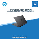 HP VICTUS 15-FA2728TX (B7WA9PA) I5-13420H/16GB/512GB NVME/3050 6GB/15.6 144HZ/W11H/OFC24H+365BASIC (SLV)  | BEST FOR STUDENT |