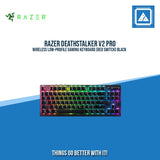 RAZER DEATHSTALKER V2 PRO WIRELESS LOW-PROFILE GAMING KEYBOARD (RED SWITCH) BLACK