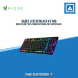 RAZER DEATHSTALKER V2 PRO WIRELESS LOW-PROFILE GAMING KEYBOARD (RED SWITCH) BLACK