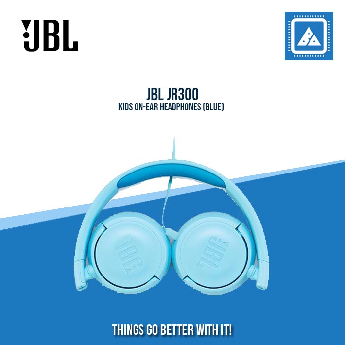 JBL JR300 KIDS ON-EAR HEADPHONES (BLUE)