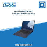 ASUS B1400CBA-EK1344X I5-1235U/8GB/512GB NVME | BEST FOR ENTERPRISES AND CORPORATES LAPTOP