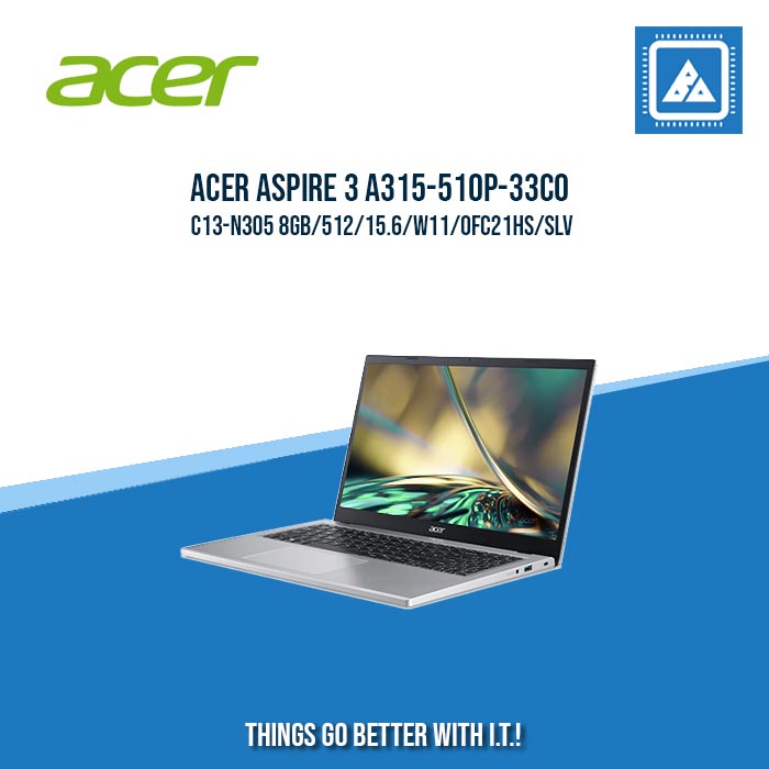 ACER ASPIRE 3 A315-510P-33C0 C13-N305 8GB/512 | BEST FOR STUDENTS LAPTOP