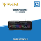 GAMDIAS POSEIDON M3 5-IN 1 GAMING COMBO
