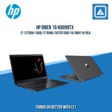 HP OMEN 16-K0098TX I7-12700H/16GB/1T NVMe/3070Ti 8GB | BEST FOR AUTOCAD AND GAMING LAPTOP