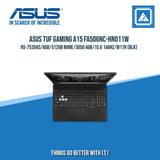 ASUS TUF GAMING A15 FA506NC-HN011W R5-7535HS/8GB/512GB NVME/3050 GB| BEST FOR GAMING AND AUTOCAD LAPTOP