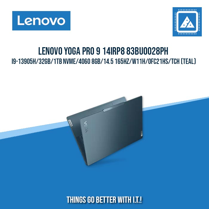 LENOVO YOGA PRO 9 14IRP8 83BU0028PH I9-13905H/32GB/1TB NVME/4060 8GB | BEST FOR GAMING AND AUTOCAD LAPTOP