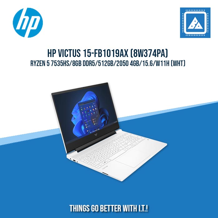 HP VICTUS 15-FB1019AX (8W374PA) RYZEN 5 7535HS/8GB DDR5/512GB/2050 4GB | BEST FOR GAMING AND AUTOCAD LAPTOP