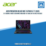 ACER PREDATOR HELIOS NEO 16 PHN16-71-55V5 I5-13500HX/16GB/512GB NVME/4060 8GB | BEST FOR GAMING AND AUTOCAD LAPTOP