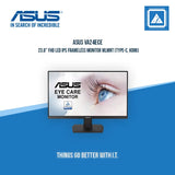 ASUS VA24ECE 23.8" FHD LED IPS FRAMELESS MONITOR WLMNT (TYPE-C, HDMI) SPECS