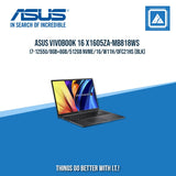 ASUS VIVOBOOK 16 X1605ZA-MB818WS I7-1255U/8GB+8GB/512GB NVME | BEST FOR FREELANCERS LAPTOP
