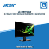 ACER MONITOR KA222Q 21.5" LED HBI VGA HDMI