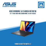 ASUS X1400EA-BV1901W I3-1115G4/4GB+4GB/256GB NVME | BEST FOR STUDENTS LAPTOP