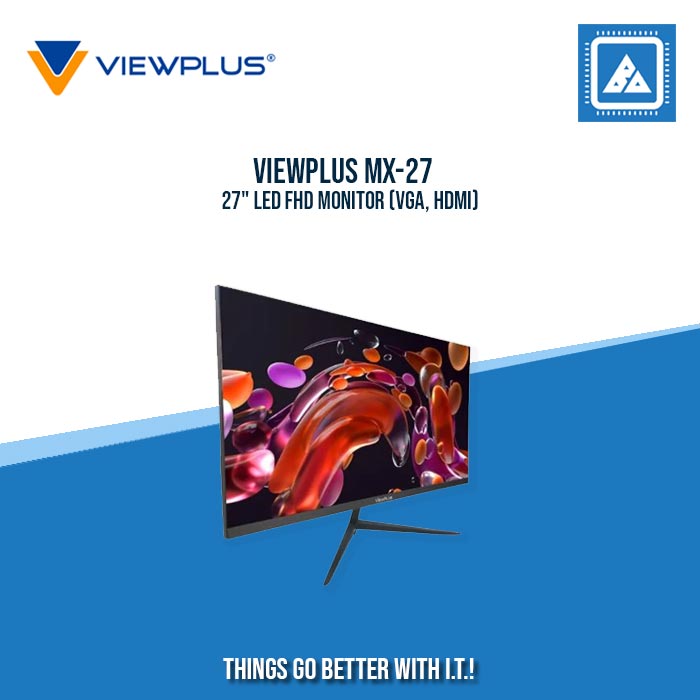 VIEWPLUS MX-27 27" LED FHD MONITOR (VGA, HDMI) – BlueArm Computer Store
