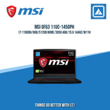 MSI GF63 11UC-1450PH I7-11800H/8GB/512GB NVME/3050 4GB | BEST FOR GAMING AND AUTOCAD LAPTOP