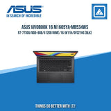 ASUS VIVOBOOK 16 M1605YA-MB534WS R7-7730U/8GB+8GB/512GB NVME | BEST FOR STUDENT AND FREELANCERS LAPTOP