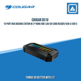 COUGAR DS10 10-PORT RGB DOCKING STATION W/2*HDMI/GBE-LAN/SD-CARD READER/USB-A/USB-C
