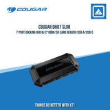 COUGAR DH07 SLIM 7-PORT DOCKING HUB W/2*HDMI/SD-CARD READER/USB-A/USB-C