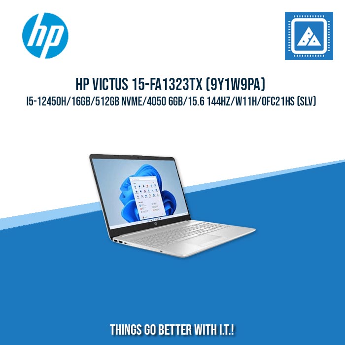 HP VICTUS 15-FA1323TX (9Y1W9PA) I5-12450H/16GB/512GB NVME/4050 6GB | BEST FOR GAMING AND AUTOCAD LAPTOP