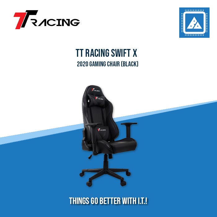 TT RACING SWIFT X 2020 GAMING CHAIR (BLACK) – BlueArm Computer Store
