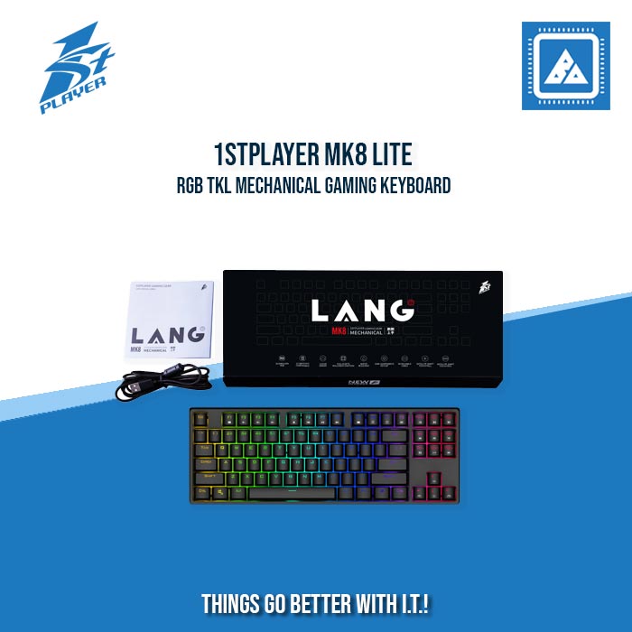 1STPLAYER MK8 LITE RGB TKL MECHANICAL GAMING KEYBOARD