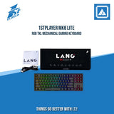 1STPLAYER MK8 LITE RGB TKL MECHANICAL GAMING KEYBOARD