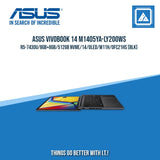 ASUS VIVOBOOK 14 M1405YA-LY200WS R5-7430U/8GB+8GB/512GB NVME | BEST FOR STUDENTS AND FREELANCERS LAPTOP