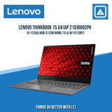 LENOVO THINKBOOK 15 G4 IAP 21DJ006CPH I5-1235U/8GB/512GB NVME | BEST FOR S