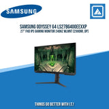 SAMSUNG ODYSSEY G4 LS27BG400EEXXP 27" FHD IPS GAMING MONITOR 240HZ WLMNT (2XHDMI, DP)