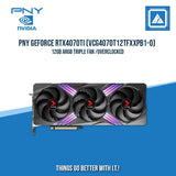 PNY GEFORCE RTX4070TI (VCG4070T12TFXXPB1-O) GDDR6 12GB ARGB TRIPLEFAN OVELOCKEDRC