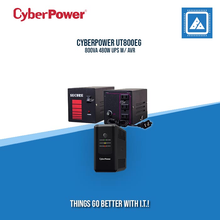 CYBERPOWER UT800EG 800VA 480W UPS W/ AVR