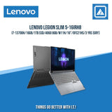 LENOVO LEGION SLIM 5-16IRH8 I7-13700H/16GB/1TB SSD/4060 8GB/3 YRS WTY | BEST FOR GAMING AND AUTOCAD LAPTOP